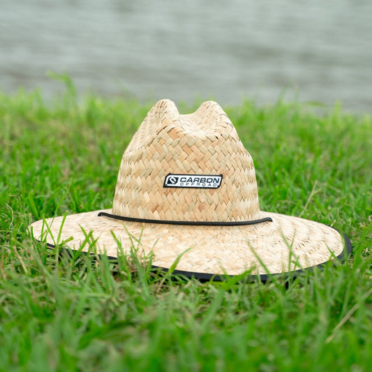 Carbon Wide Brim Straw Hat - CM - HAT - STRAW 1 Carbon Offroad
