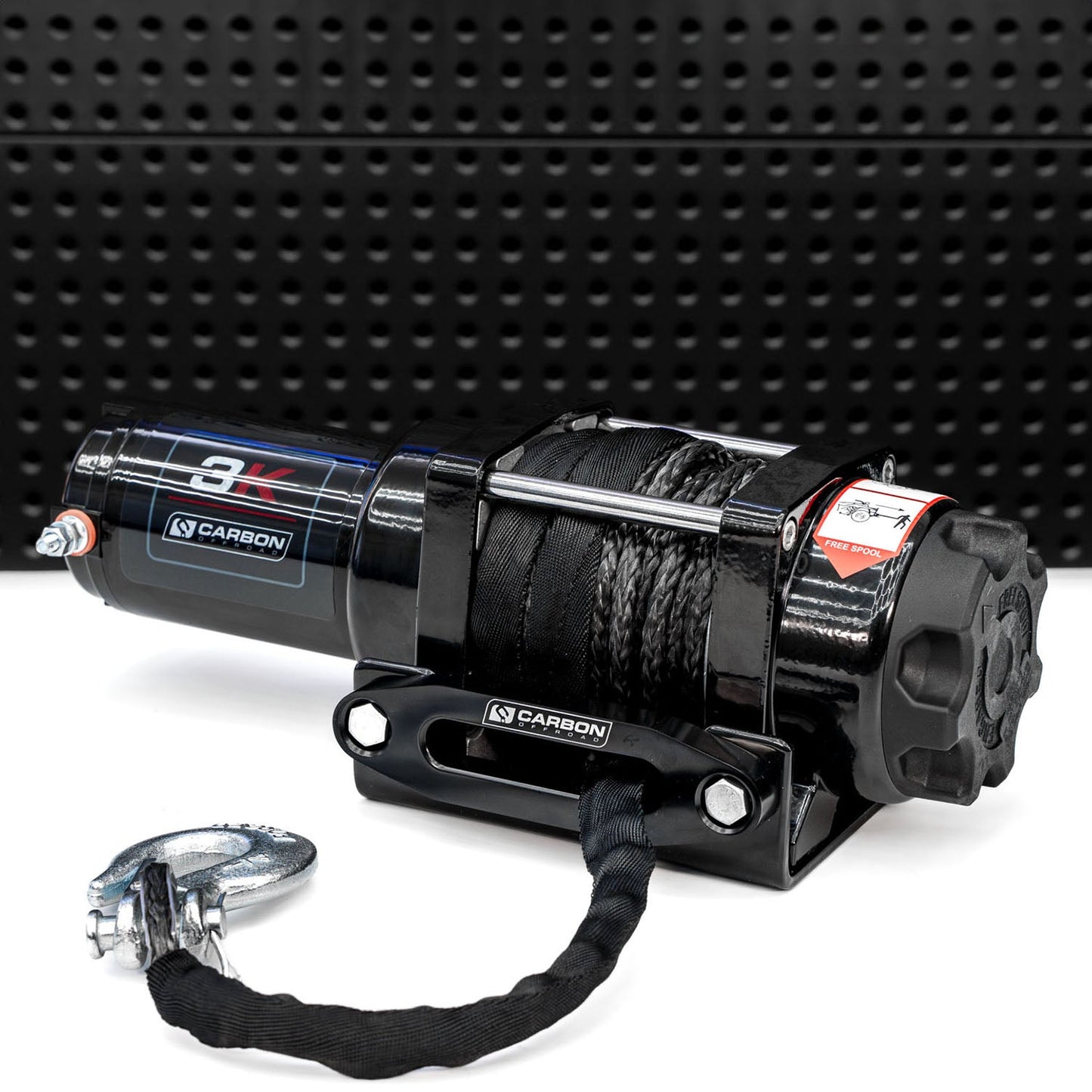 Carbon 3.0k 3000lb ATV - Trailer Winch