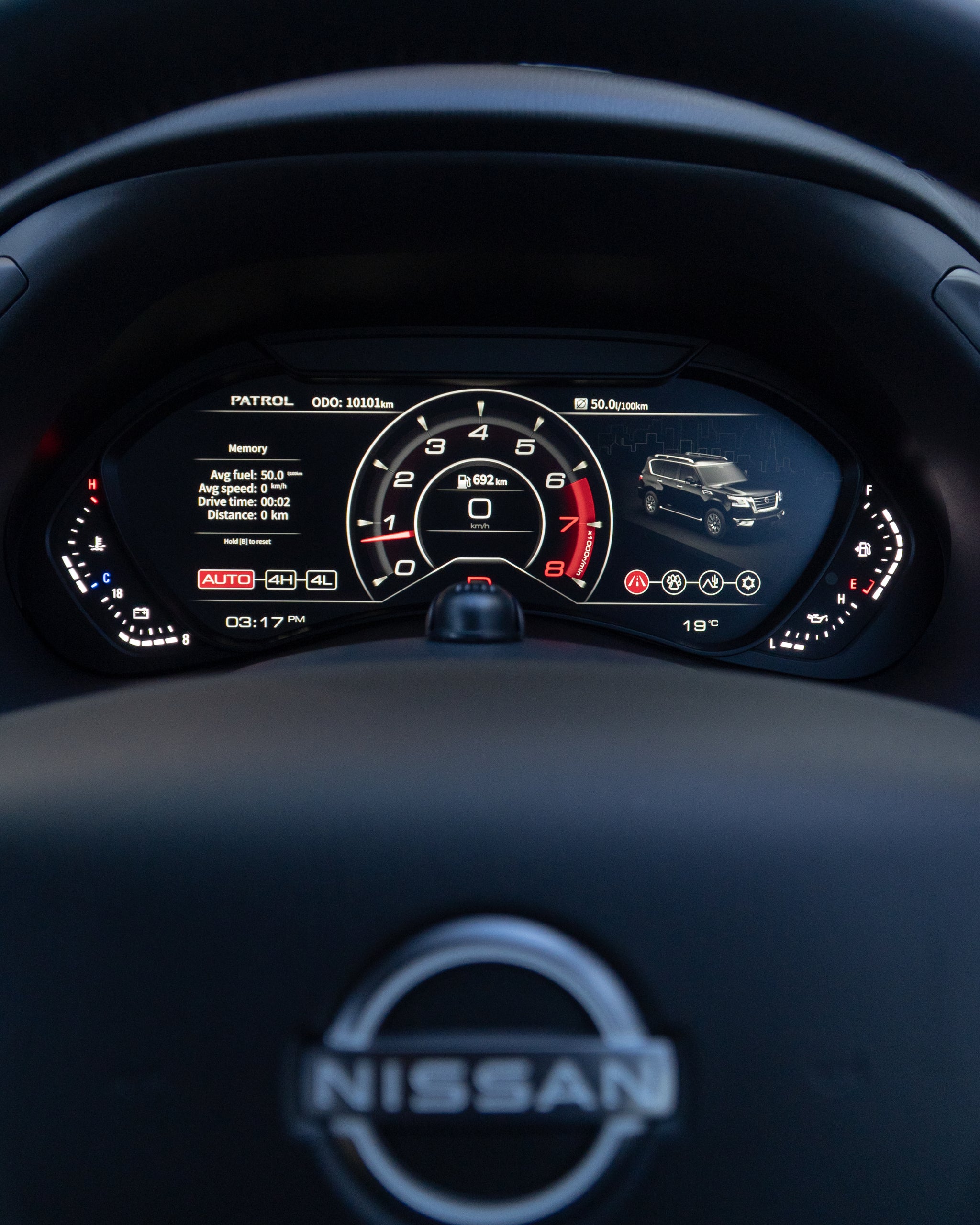 Digital Dash Cluster to suit Y62 Patrol EC Offroad