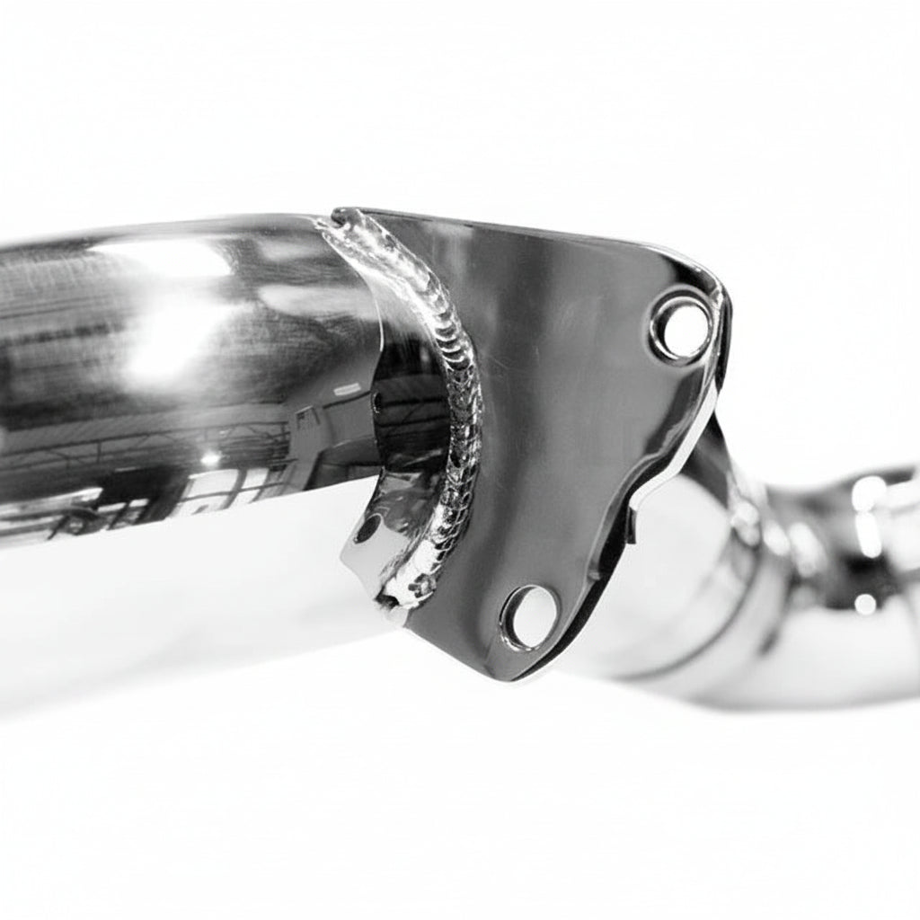 2020-2026 Ford F250/F350 304SS Polished Downpipe