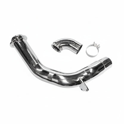 2020-2026 Ford F250/F350 304SS Polished Downpipe