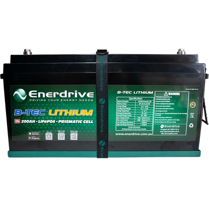 Enerdrive B-TEC 12V 200Ah G2 Lithium Battery
