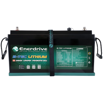 Enerdrive B-TEC 12V 200Ah G2 Lithium Battery