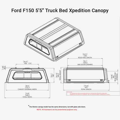 Ford F150  Xpedition CapRax Canopy by Rhinoman