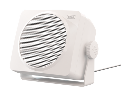 GME GS320W 3 Inch Marine Box Speakers Pair - White
