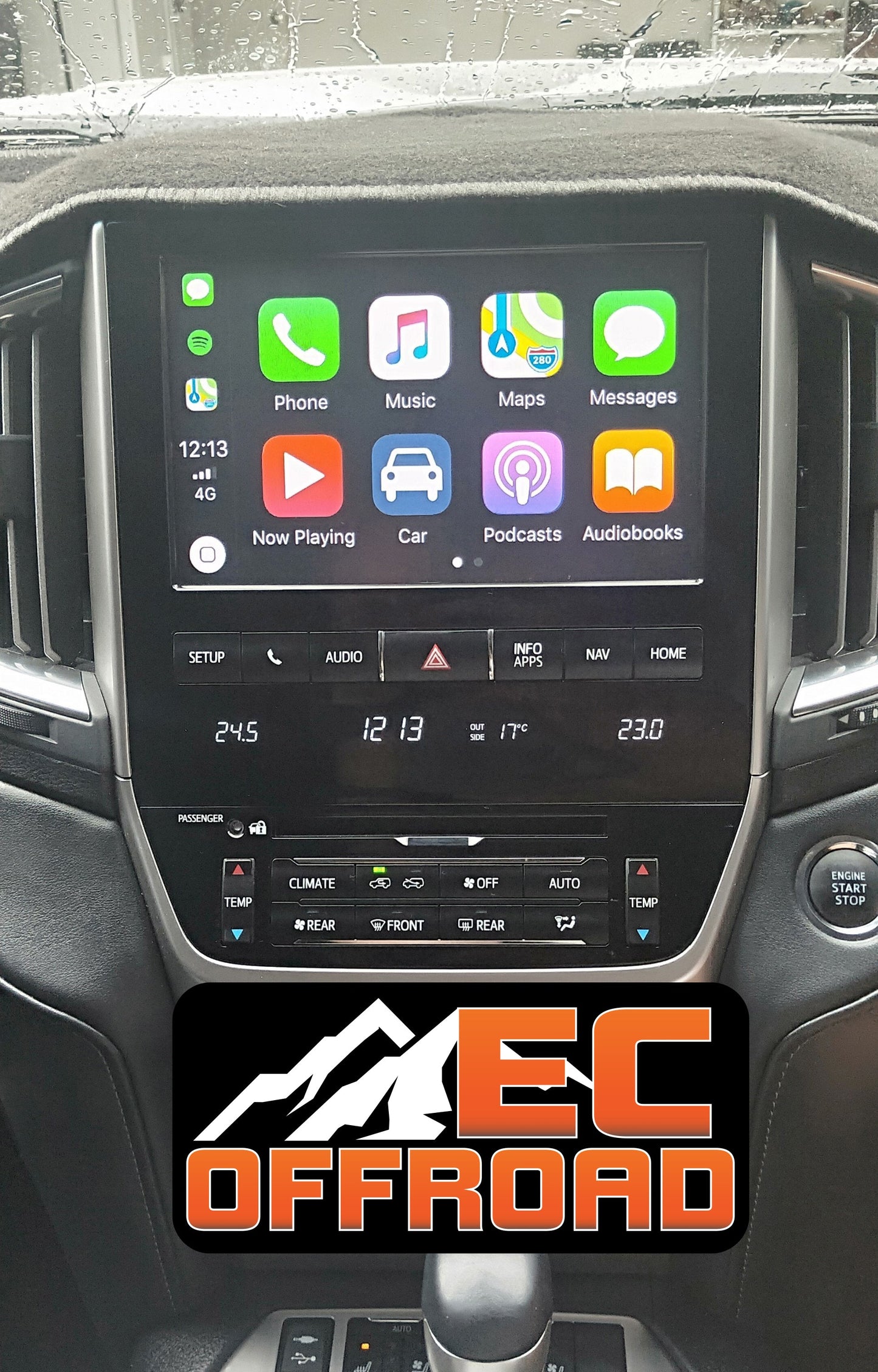 Interface Module V6 unit to suit LandCruiser 200, Car Play & GPS. Android system. July 2016 - 2021