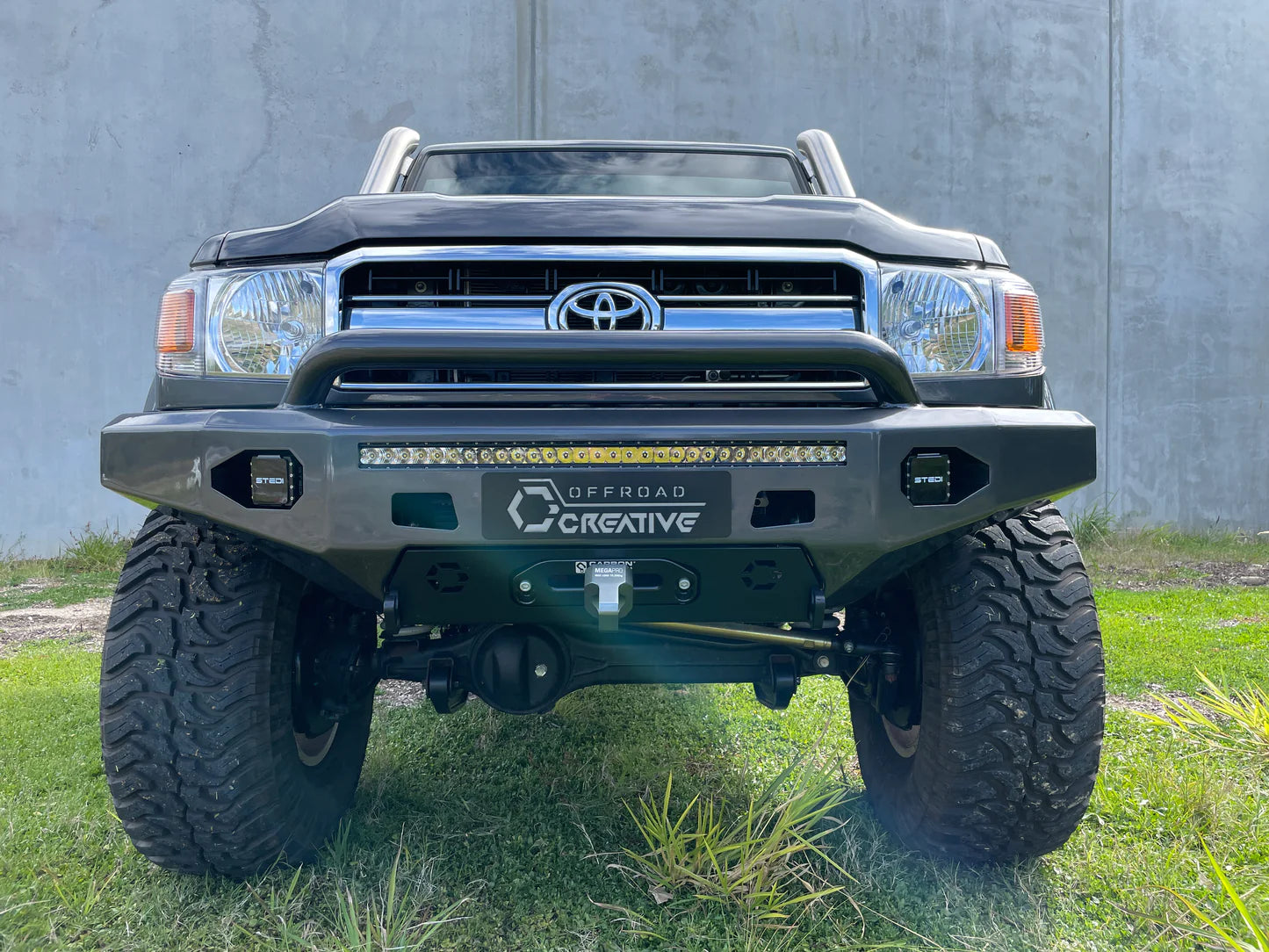 Offroad Creative Bull Bar to suit 70 Series Landcruiser 2007 - 2022