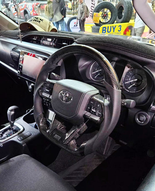 Alpha Series - Carbon Steering Wheel to suit Toyota N80 Hilux
