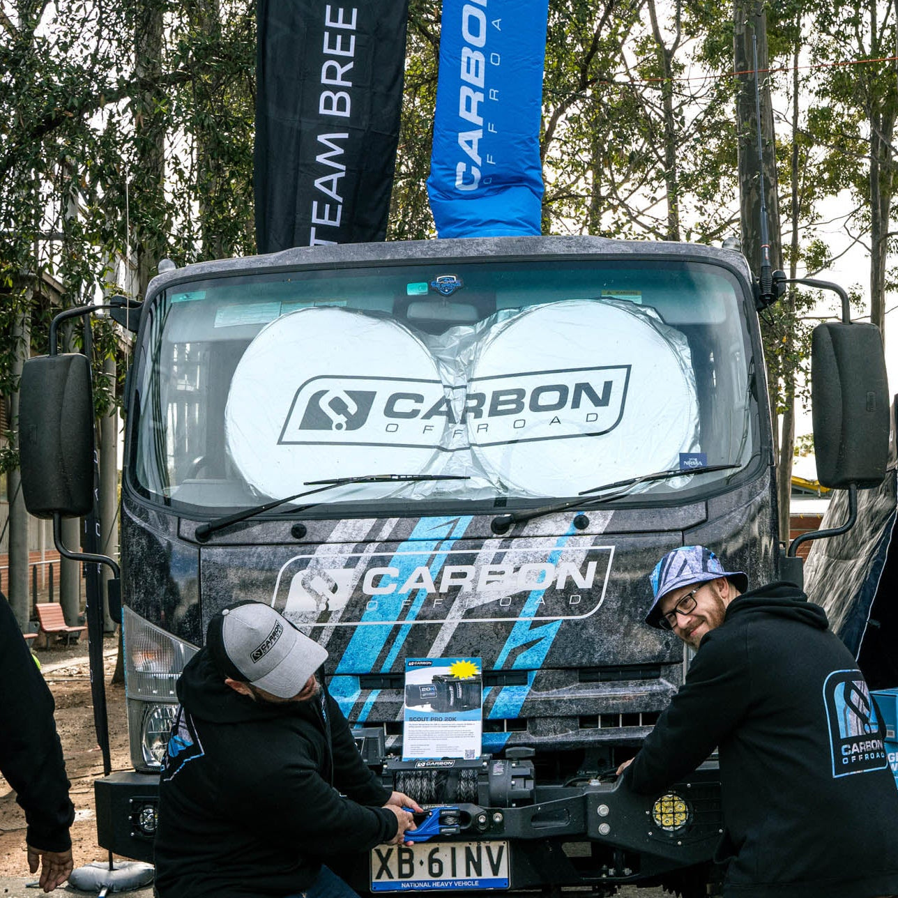 Carbon Essential Car Sunshade - CM - SUNSHADE 2 Carbon Offroad