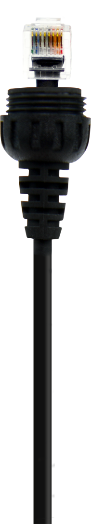 GME LE119 2 Metre IP67 Microphone Extension Lead with Panel Mount – Suit XRS-390C