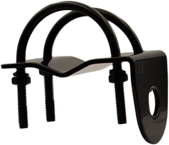 GME MB024B Right Angle Bull Bar Bracket - Black