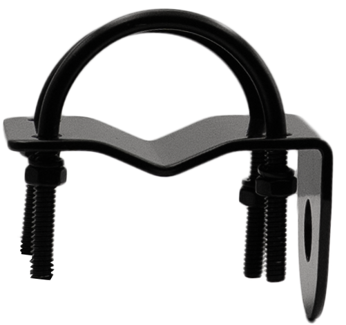GME MB024B Right Angle Bull Bar Bracket - Black