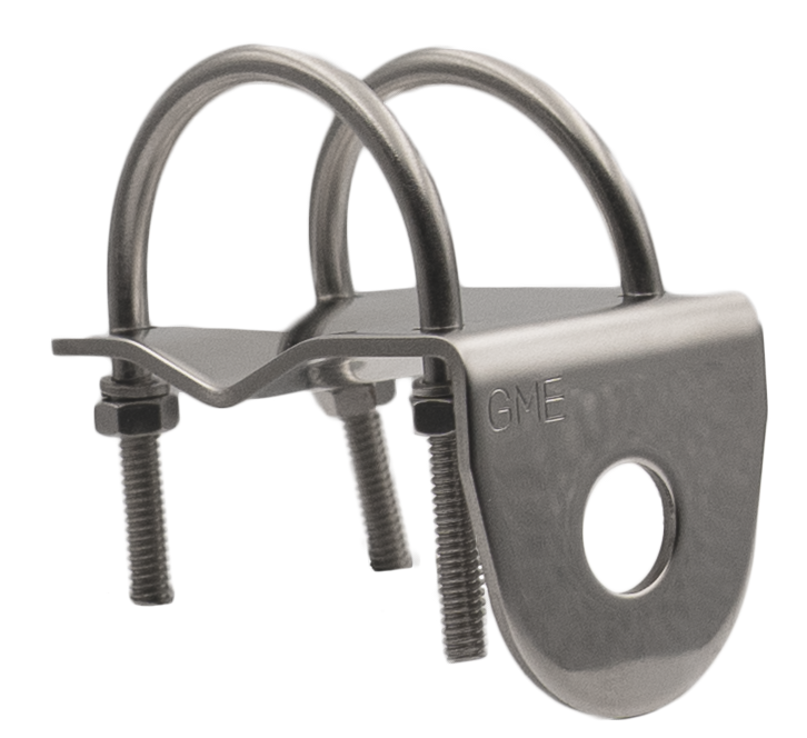 GME MB024SS Right Angle Bull Bar Bracket - Stainless Steel
