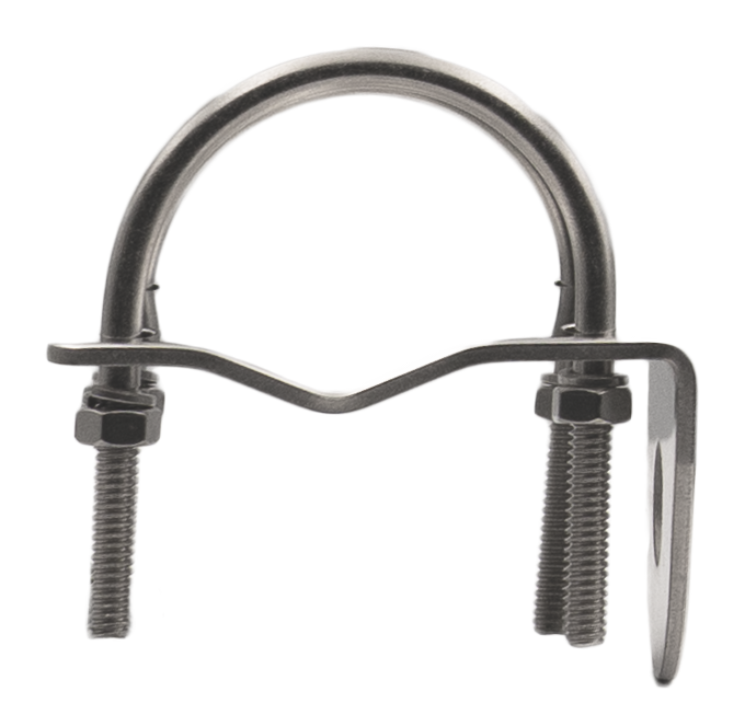 GME MB024SS Right Angle Bull Bar Bracket - Stainless Steel