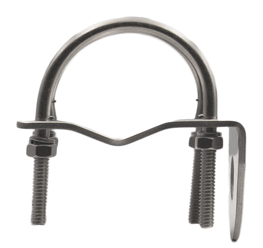 GME MB024SS Right Angle Bull Bar Bracket - Stainless Steel