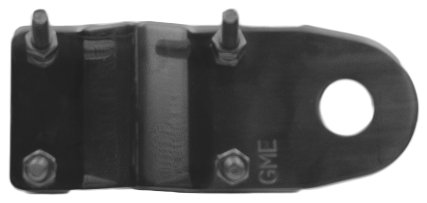 GME MB408B 3mm Bull Bar Bracket with "U" Bolts - Black