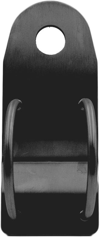 GME MB408B 3mm Bull Bar Bracket with "U" Bolts - Black