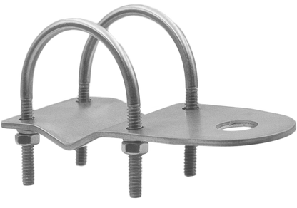 GME MB408SS 3mm Bull Bar Bracket with "U" Bolts - Stainless Steel