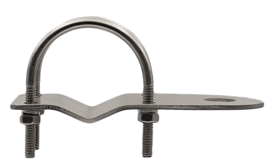 GME MB408SS 3mm Bull Bar Bracket with "U" Bolts - Stainless Steel
