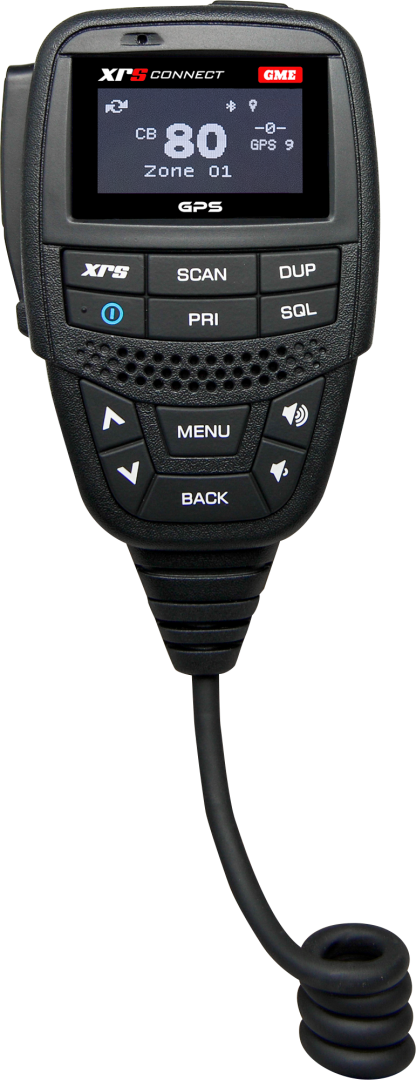 GME MC668B-M OLED Controller Microphone with Magnetic Bollard- Suit XRS Series