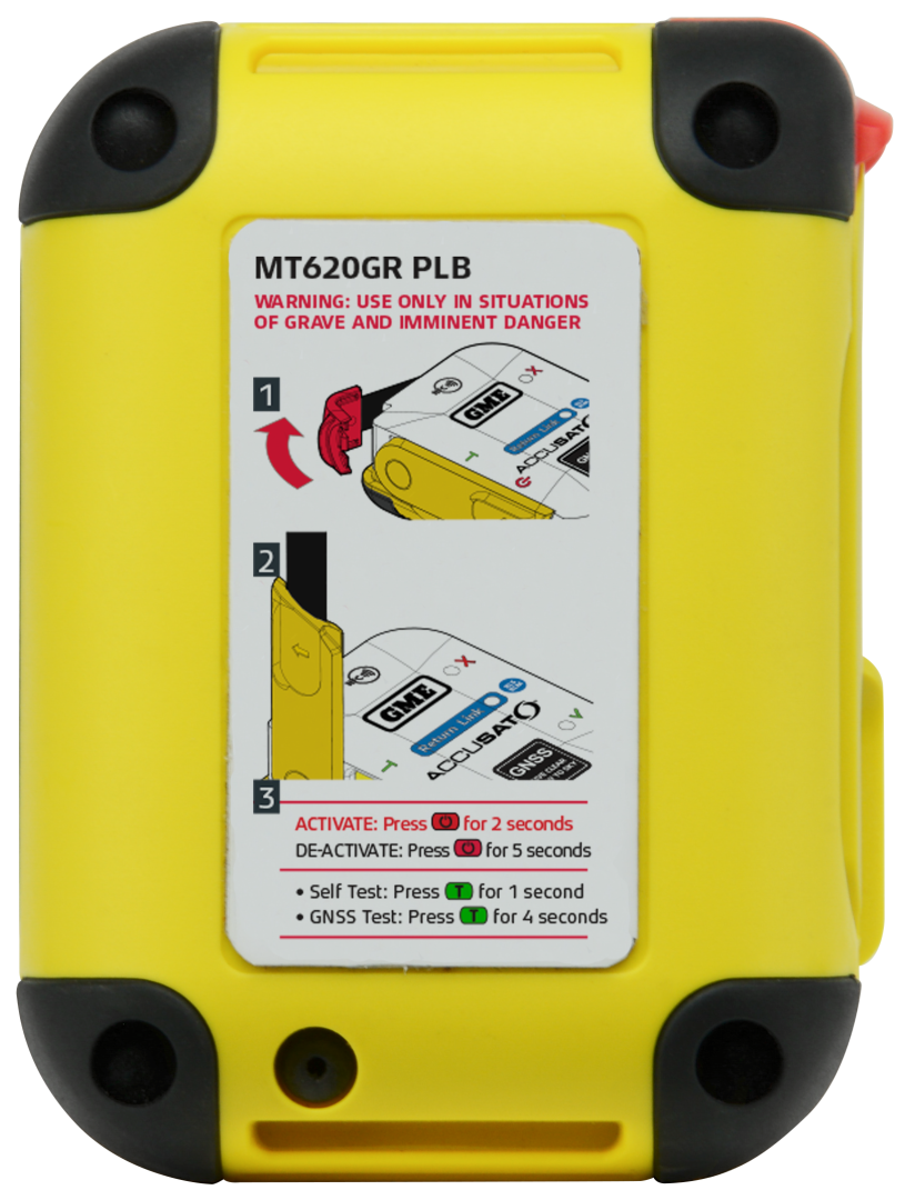 GME MT620GRAUS MT620GR 406MHz GNSS RLS PLB AUS