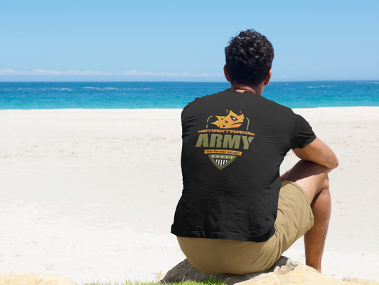 MAXTRAX Army Black TShirt Mens