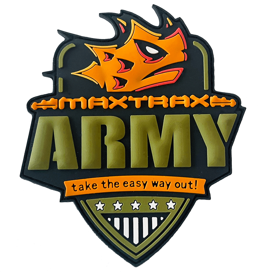 MAXTRAX Army Logo Velcro Morale Patch