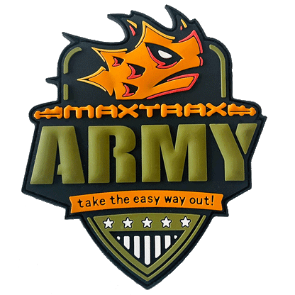MAXTRAX Army Logo Velcro Morale Patch