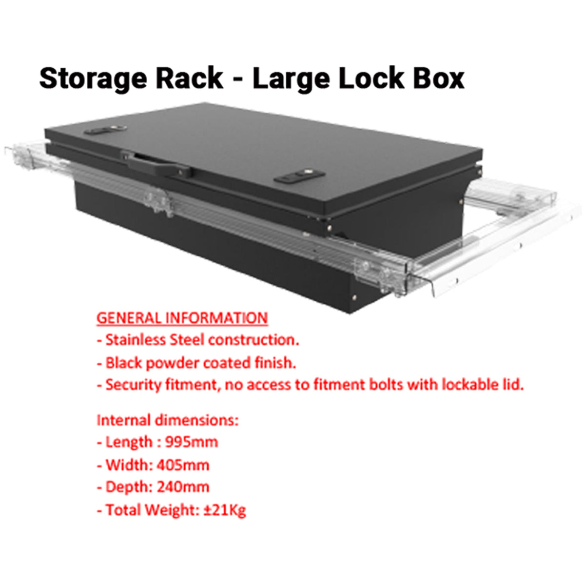 Lock Boxes For Canopy Storage Rack