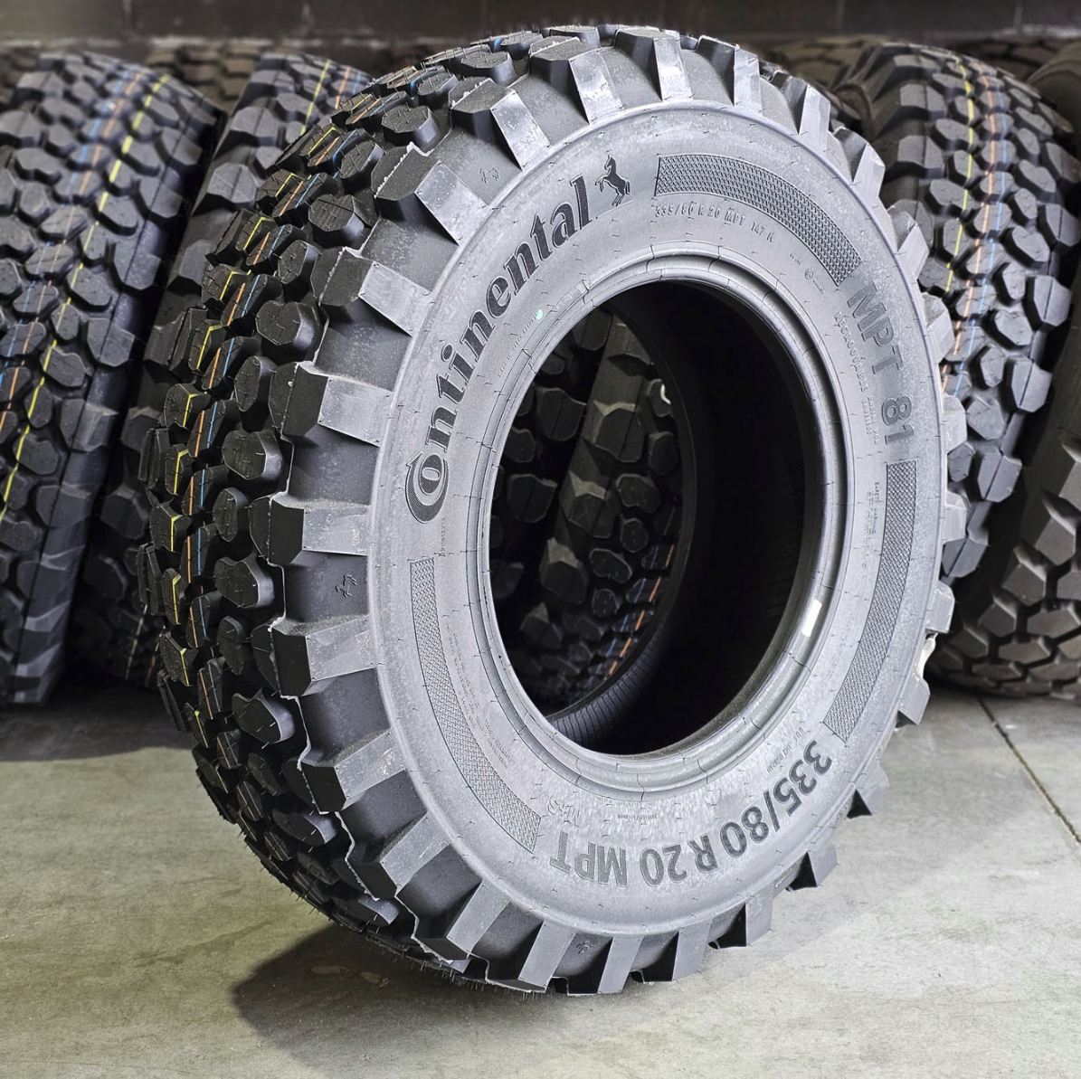 Continental MPT 81 335/80R20 Tyres to suit Super Single