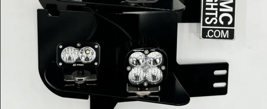 BMC KIT SQUADRON SPORT, S2 SPORT CLEAR - 2023-2025 Ford Super Duty Fog Light Kit