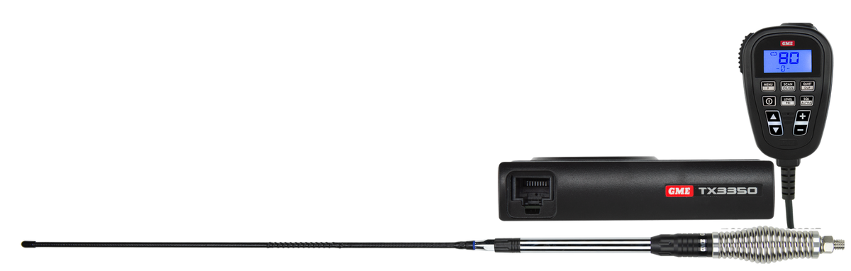 GME TX3350UVP 5 Watt Compact UHF CB Radio Ultimate Value Pack