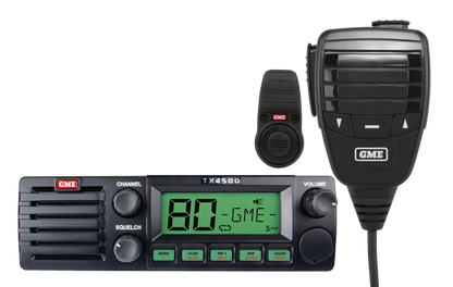 GME TX4500WS2 5 Watt DIN Mount UHF CB Radio with Wireless PTT & ScanSuite™