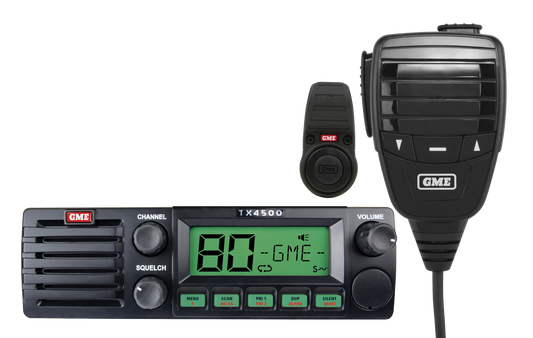 GME TX4500WS2 5 Watt DIN Mount UHF CB Radio with Wireless PTT & ScanSuite™