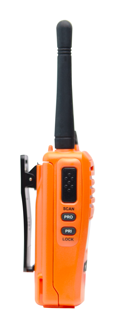 GME TX6165XO 5/1 Watt IP67 UHF CB Handheld Radio - Blaze Orange