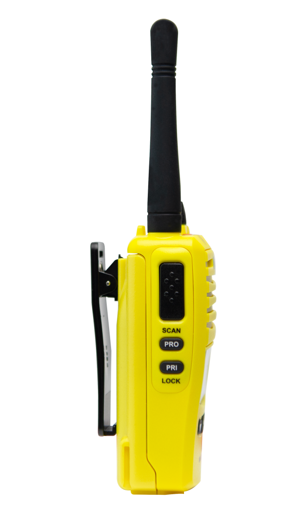 GME TX6165XY 5/1 Watt IP67 UHF CB Handheld Radio - Yellow
