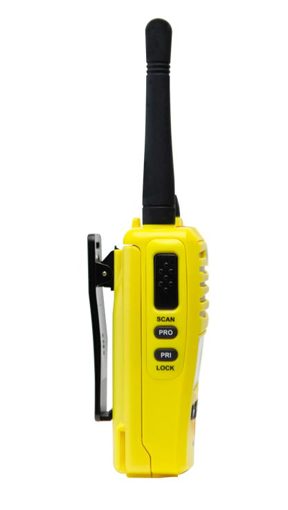 GME TX6165XY 5/1 Watt IP67 UHF CB Handheld Radio - Yellow