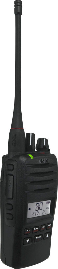 GME TX6600STP 5/1 Watt IP67 UHF CB Handheld Radio-Twin Pack