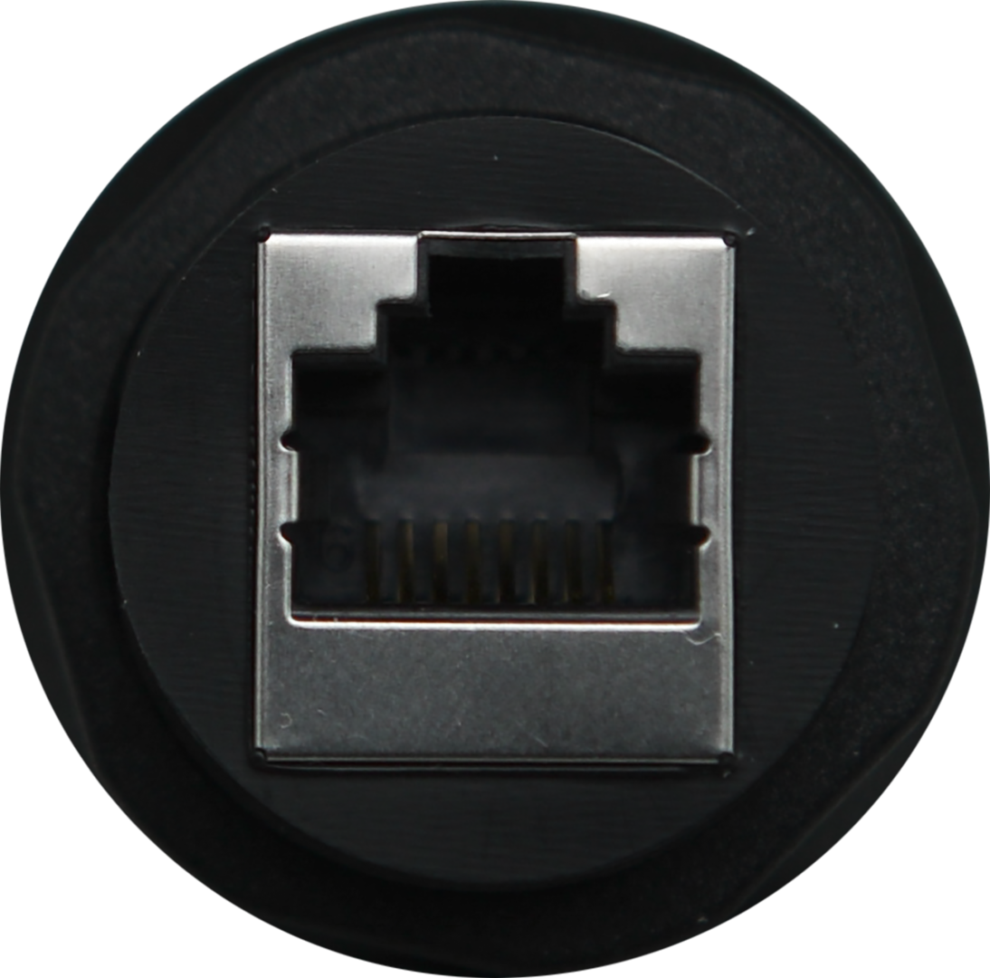 GME XRS-RJ45RND RJ45 Pass-Through Adaptor - Universal Round