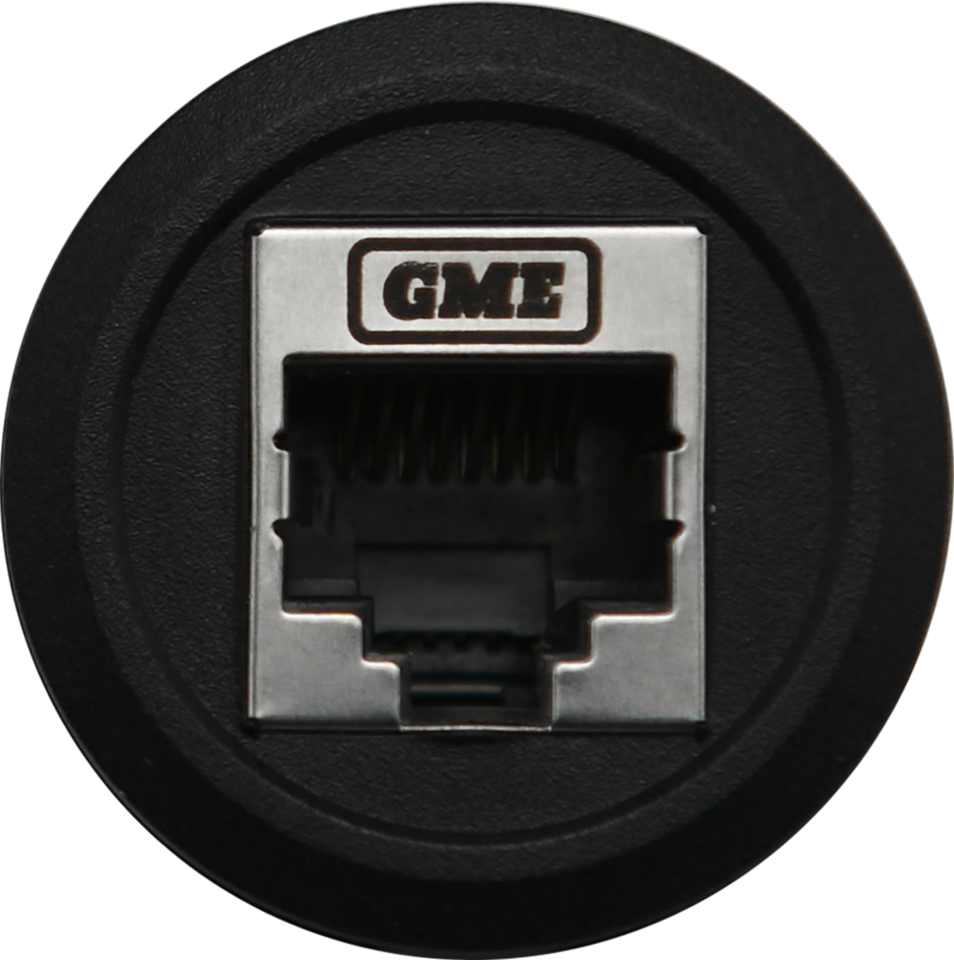 GME XRS-RJ45RND RJ45 Pass-Through Adaptor - Universal Round