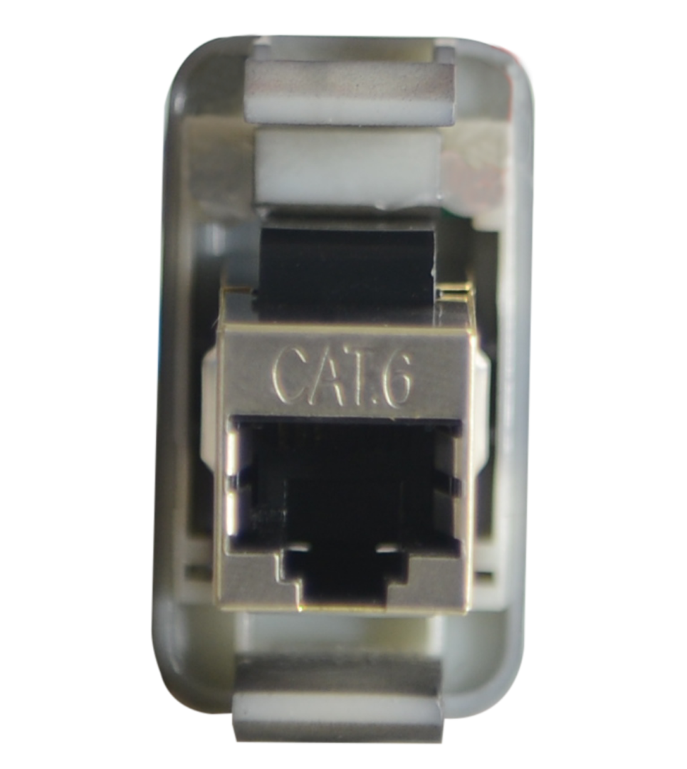 GME XRS-RJ45R10 RJ45 Pass-Through Adaptor - Type 10 (Red)