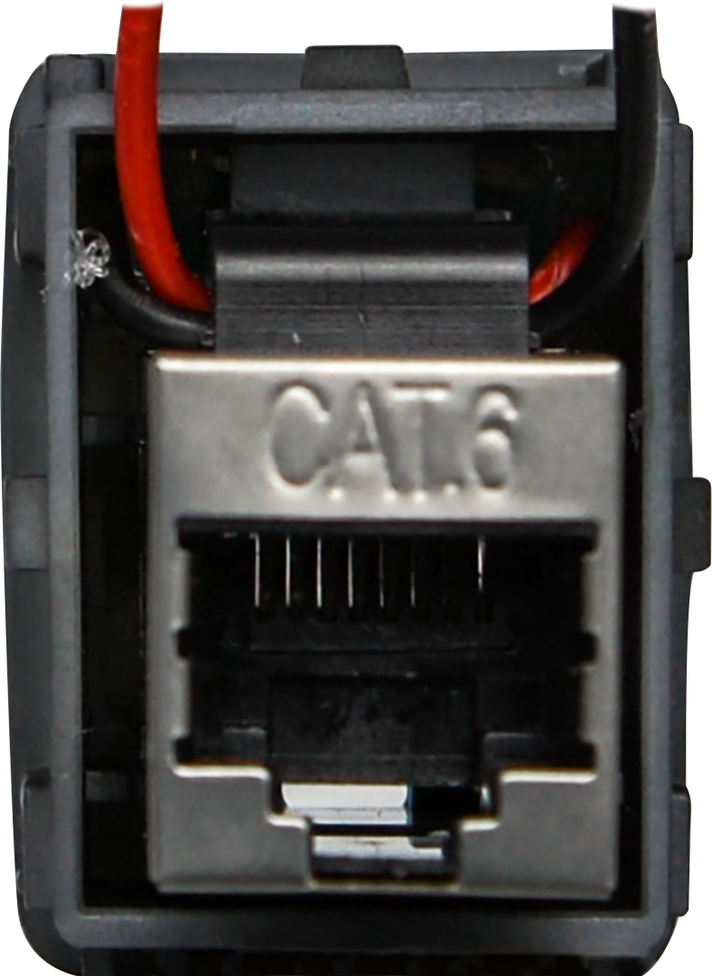 GME XRS-RJ45R8 RJ45 Pass-Through Adaptor - Type 8 (Red)