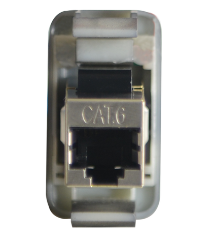 GME XRS-RJ45W10 RJ45 Pass-Through Adaptor - Type 10 (White)