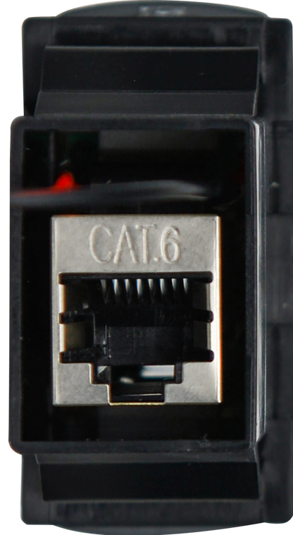 GME XRS-RJ45R6 RJ45 Pass-Through Adaptor - Type 6 (Red)