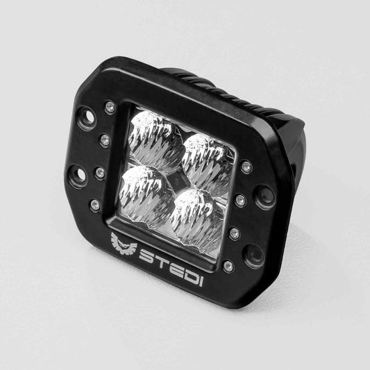 Black Edition C4 LED Flush Mount Light (flood)