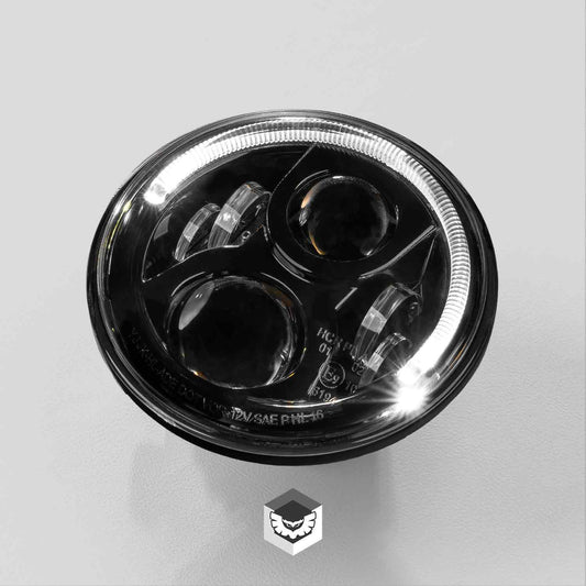 Carbon 7 Inch LED Headlight - Black (5700k)