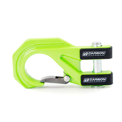 Carbon Offroad green winch hook