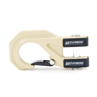 Carbon Offroad sandy taupe winch hook