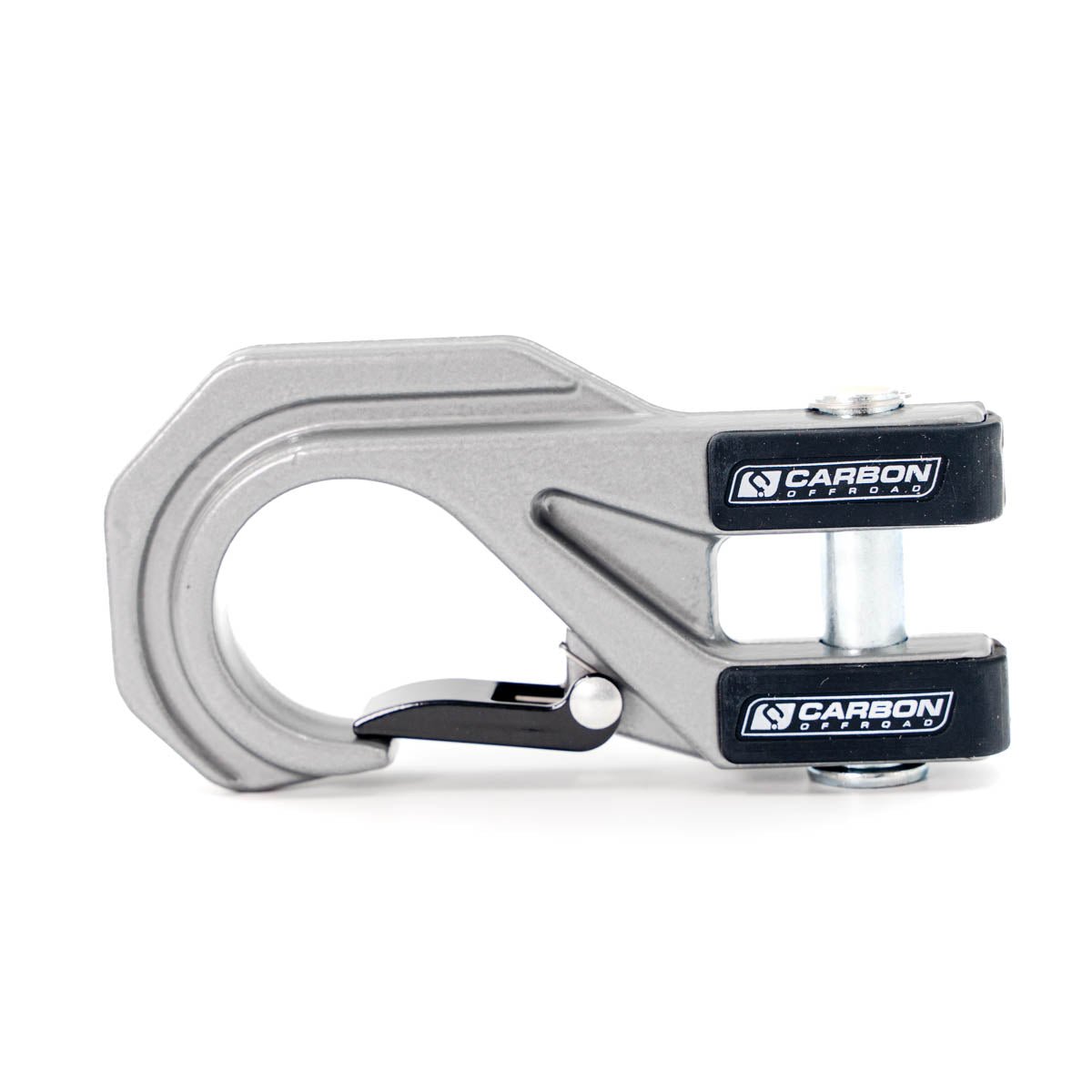Carbon Offroad silver winch hook