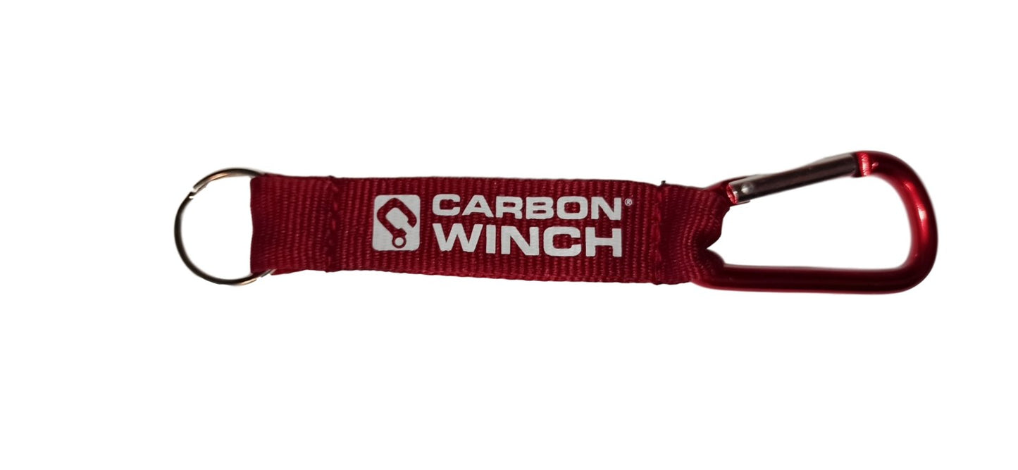 Carbon Winch Keyring or wireless remote lanyard Black - CW - LANYARD - B 1
